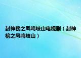 封神榜之凤鸣岐山电视剧（封神榜之凤鸣岐山）