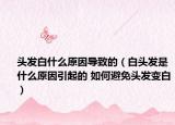 头发白什么原因导致的（白头发是什么原因引起的 如何避免头发变白）