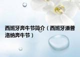 西班牙奔牛节简介（西班牙潘普洛纳奔牛节）