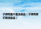 子弹壳是不是违禁品（子弹壳算不算违禁品）