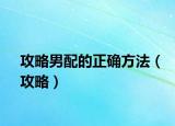攻略男配的正确方法（攻略）