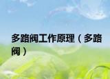 多路阀工作原理（多路阀）