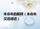 本命年的解释（本命年 汉语词语）