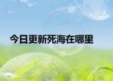 今日更新死海在哪里