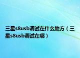 三星s8usb调试在什么地方（三星s8usb调试在哪）