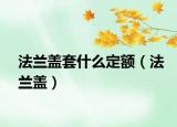 法兰盖套什么定额（法兰盖）