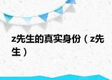 z先生的真实身份（z先生）