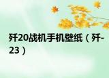 歼20战机手机壁纸（歼-23）