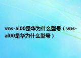 vns-al00是华为什么型号（vns-al00是华为什么型号）