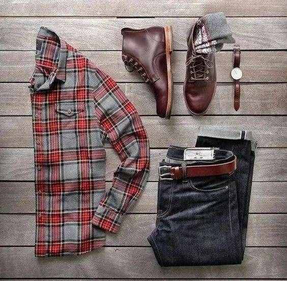 爱穿格子又怕土,男人怎么搭格子衫才能魅力四射?