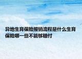 异地生育保险报销流程是什么生育保险哪一些不能够赔付