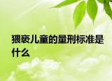 猥亵儿童的量刑标准是什么