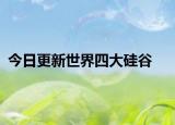 今日更新世界四大硅谷