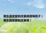 惠东县发展和改革局领导班子（惠东县发展和改革局）