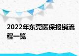 2022年东莞医保报销流程一览