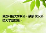 武汉科技大学余义（余东 武汉科技大学副教授）