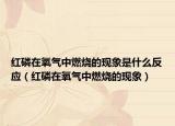 红磷在氧气中燃烧的现象是什么反应（红磷在氧气中燃烧的现象）