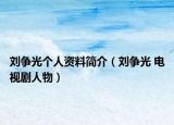 刘争光个人资料简介（刘争光 电视剧人物）
