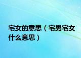 宅女的意思（宅男宅女什么意思）