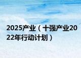 2025产业（十强产业2022年行动计划）