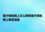 医疗保险网上怎么缴费医疗保险网上缴费流程