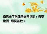 南昌市工伤保险缴费指南（缴费比例+缴费基数）