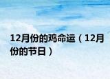 12月份的鸡命运（12月份的节日）