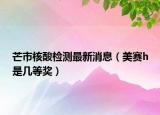 芒市核酸检测最新消息（美赛h是几等奖）