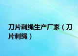 刀片刺绳生产厂家（刀片刺绳）