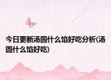 今日更新汤圆什么馅好吃分析(汤圆什么馅好吃)