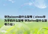 华为aloom是什么型号（alooa华为手机什么型号 华为aloo是什么型号介绍）