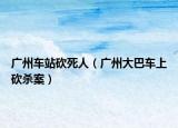 广州车站砍死人（广州大巴车上砍杀案）
