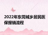 2022年东莞城乡居民医保报销流程