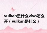 vulkan是什么vivo怎么开（vulkan是什么）