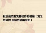张震岳歌曲爱的初体验视频（爱之初体验 张震岳演唱歌曲）
