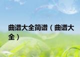 曲谱大全简谱（曲谱大全）
