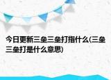 今日更新三垒三垒打指什么(三垒三垒打是什么意思)