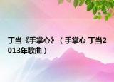 丁当《手掌心》（手掌心 丁当2013年歌曲）