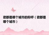 瓷都是哪个城市的称呼（瓷都是哪个城市）