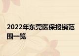 2022年东莞医保报销范围一览