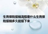 生育保险报销流程是什么生育保险报销多久能报下来