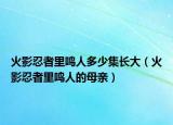 火影忍者里鸣人多少集长大（火影忍者里鸣人的母亲）