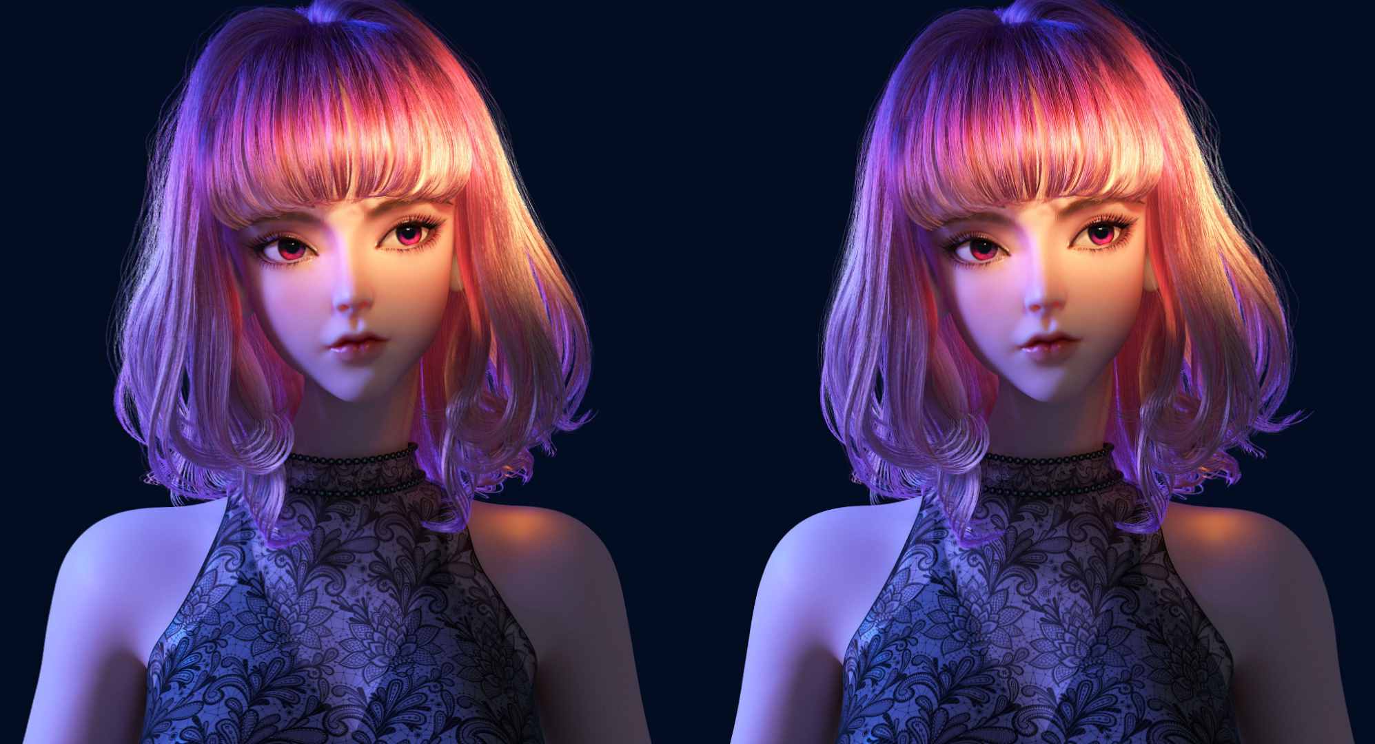 裸眼3D左右格式图片的观看方式