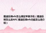 雅迪乐骑nfc怎么绑定苹果手机（雅迪乐骑怎么连NFC 雅迪乐骑nfc功能怎么用介绍）