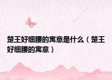 楚王好细腰的寓意是什么（楚王好细腰的寓意）