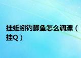 挂蚯蚓钓鲫鱼怎么调漂（挂Q）