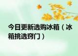 今日更新选购冰箱（冰箱挑选窍门）