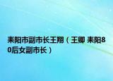 耒阳市副市长王翔（王卿 耒阳80后女副市长）