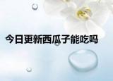 今日更新西瓜子能吃吗