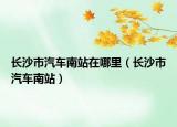 长沙市汽车南站在哪里（长沙市汽车南站）